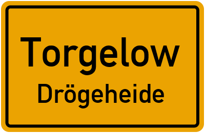 Straßenverzeichnis Torgelow Drögeheide