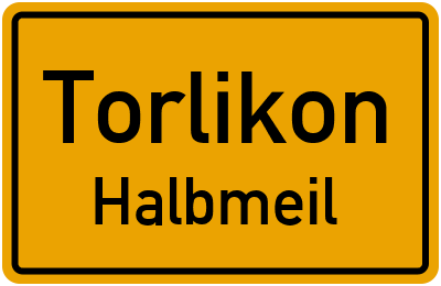 Straßenverzeichnis Torlikon Halbmeil