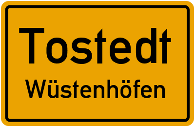 Straßenverzeichnis Tostedt Wüstenhöfen
