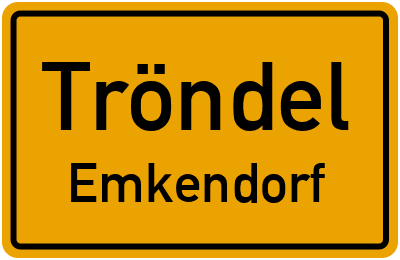 Straßenverzeichnis Tröndel Emkendorf