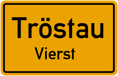 Straßenverzeichnis Tröstau Vierst
