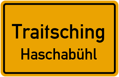 Straßenverzeichnis Traitsching Haschabühl