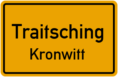 Straßenverzeichnis Traitsching Kronwitt