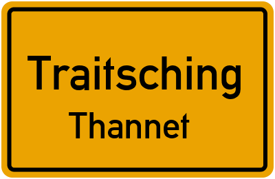 Straßenverzeichnis Traitsching Thannet