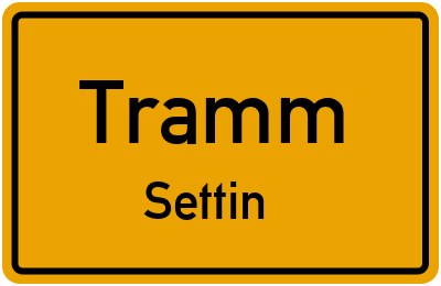 Straßenverzeichnis Tramm Settin