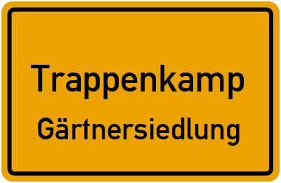 Straßenverzeichnis Trappenkamp Gärtnersiedlung