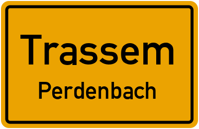 Straßenverzeichnis Trassem Perdenbach