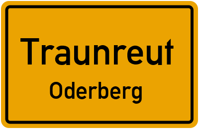 Straßenverzeichnis Traunreut Oderberg