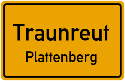 Straßenverzeichnis Traunreut Plattenberg
