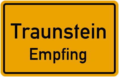 Straßenverzeichnis Traunstein Empfing