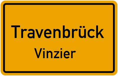 Straßenverzeichnis Travenbrück Vinzier