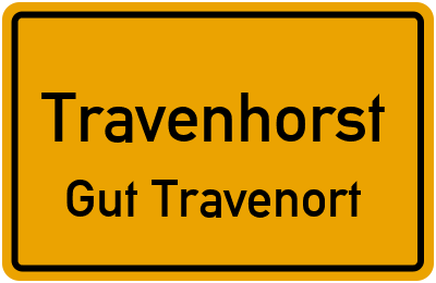 Straßenverzeichnis Travenhorst Gut Travenort