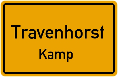 Straßenverzeichnis Travenhorst Kamp
