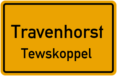 Straßenverzeichnis Travenhorst Tewskoppel