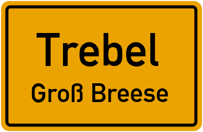 Straßenverzeichnis Trebel Groß Breese