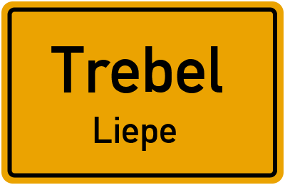 Straßenverzeichnis Trebel Liepe
