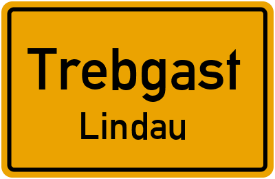 Ortsschild Trebgast Lindau