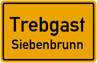 Straßenverzeichnis Trebgast Siebenbrunn