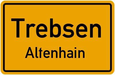 Straßenverzeichnis Trebsen Altenhain