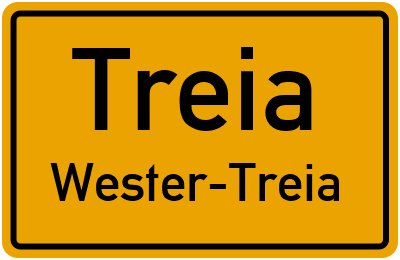 Straßenverzeichnis Treia Wester-Treia