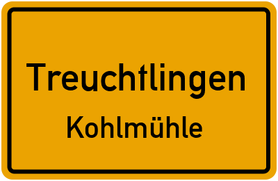 Straßenverzeichnis Treuchtlingen Kohlmühle