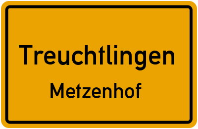 Straßenverzeichnis Treuchtlingen Metzenhof
