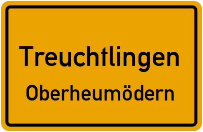 Straßenverzeichnis Treuchtlingen Oberheumödern
