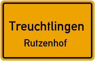 Straßenverzeichnis Treuchtlingen Rutzenhof