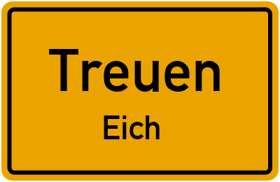 Straßenverzeichnis Treuen Eich