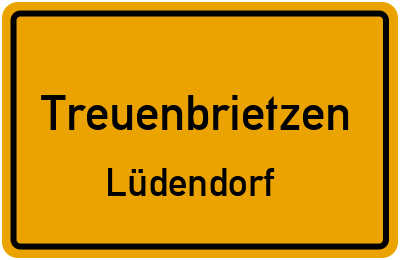 Straßenverzeichnis Treuenbrietzen Lüdendorf