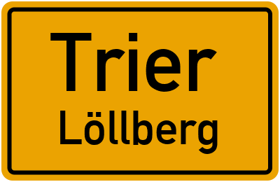 Straßenverzeichnis Trier Löllberg