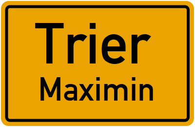 Straßenverzeichnis Trier Maximin
