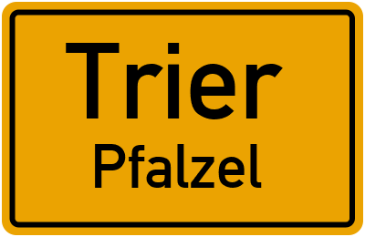 Straßenverzeichnis Trier Pfalzel