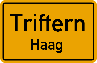 Straßenverzeichnis Triftern Haag