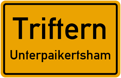 Straßenverzeichnis Triftern Unterpaikertsham