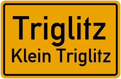 Straßenverzeichnis Triglitz Klein Triglitz