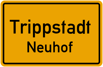 Straßenverzeichnis Trippstadt Neuhof