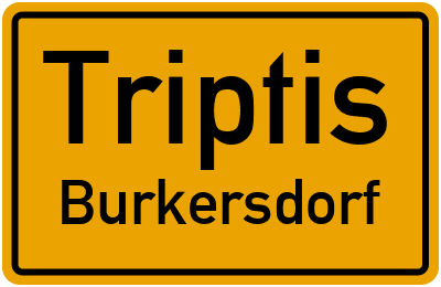 Straßenverzeichnis Triptis Burkersdorf