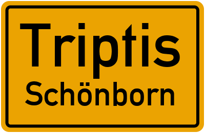 Straßenverzeichnis Triptis Schönborn