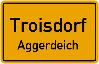 Straßenverzeichnis Troisdorf Aggerdeich