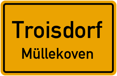 Straßenverzeichnis Troisdorf Müllekoven