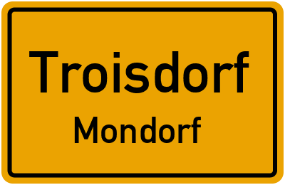 Straßenverzeichnis Troisdorf Mondorf