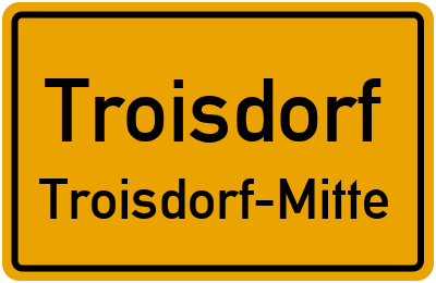 Straßenverzeichnis Troisdorf Troisdorf-Mitte