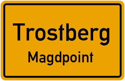 Ortsschild Trostberg Magdpoint