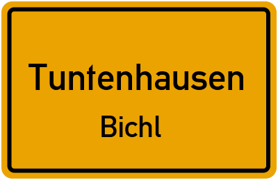 Straßenverzeichnis Tuntenhausen Bichl