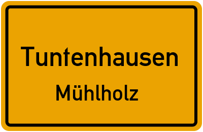 Straßenverzeichnis Tuntenhausen Mühlholz
