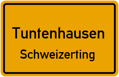 Straßenverzeichnis Tuntenhausen Schweizerting