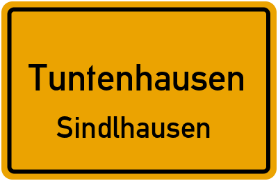 Straßenverzeichnis Tuntenhausen Sindlhausen