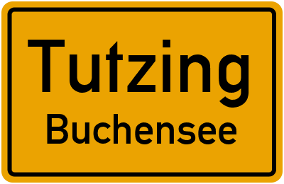 Straßenverzeichnis Tutzing Buchensee