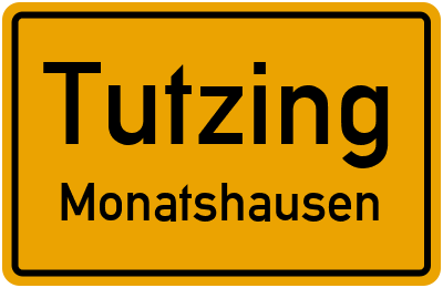 Straßenverzeichnis Tutzing Monatshausen